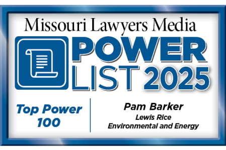 <p><a href="https://www.lewisrice.com/pamela-e-barker/news/lewis-rice-attorneys-named-to-the-top-100-power-list-2025-by-missouri-lawyers-media">Pam was named to Missouri Lawyers Media's Top 100 Power List for 2025.</a></p>

