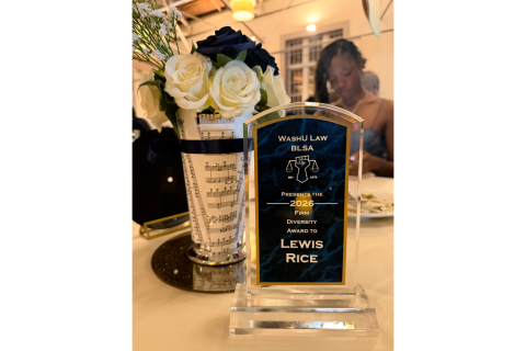 <p>Lewis Rice Receives Firm Diversity Award from Washington University School of Law BLSA</p>